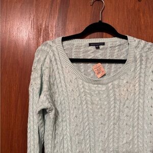 American Eagle Outfitters Women’s Mint Green Sweater - Size Large